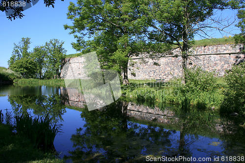 Image of Wall by Lake
