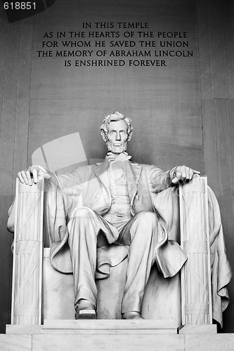 Image of Abraham Lincoln Memorial Washington DC