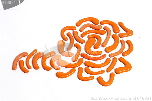 Image of Orange pebbles