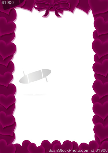 Image of Hearts frame