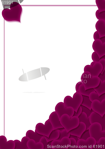 Image of Hearts frame