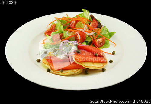 Image of Smoked Trout On Fritters