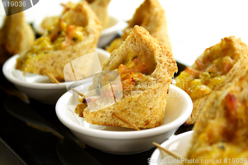 Image of Corn And Ham Triangles