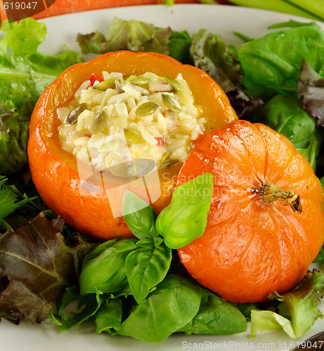 Image of Stuffed Butternut Pumpkin