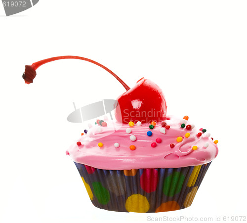 Image of Big Cherry Cupcake