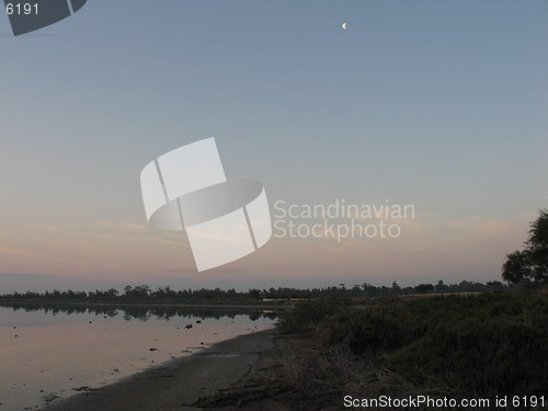 Image of Dark lake 2. Larnaca. Cyprus