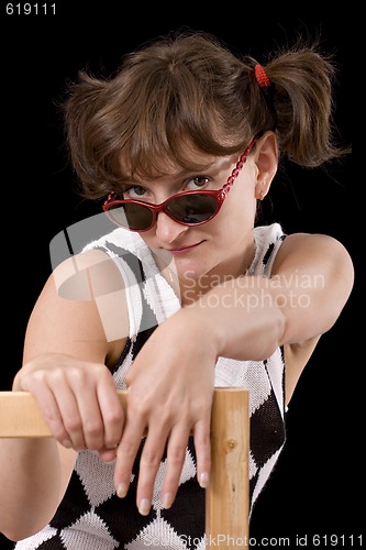 Image of woman in sunglasses