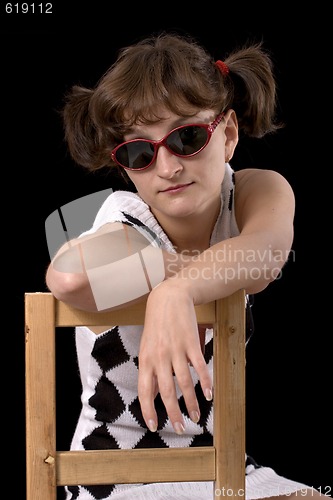 Image of woman in sunglasses