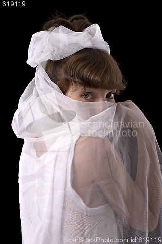 Image of woman in white