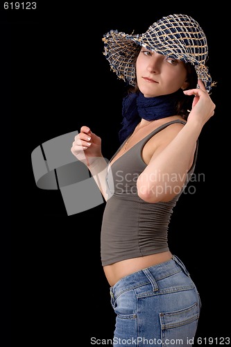 Image of woman in hat