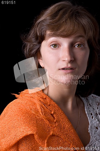 Image of woman with shawl