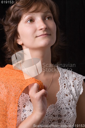 Image of woman with headscarf