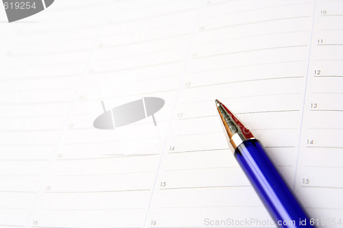 Image of Color pencil and agenda