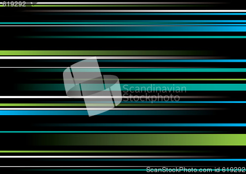 Image of band green blue overlap