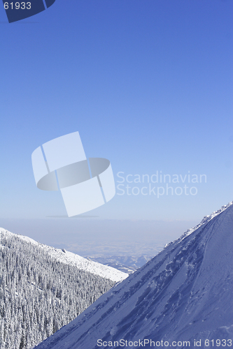 Image of Snow mountain landscape