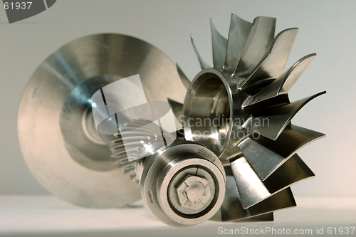 Image of precision engineered turbines