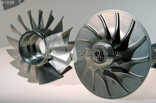 Image of precision engineered turbines