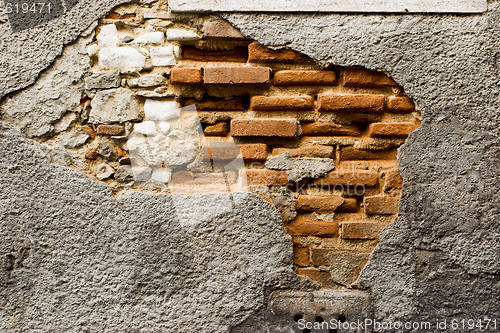 Image of Old brick wall