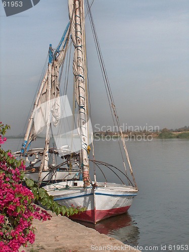 Image of felucca in the nile