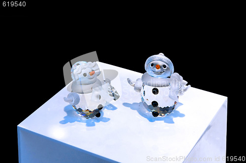 Image of Crystal snowmen