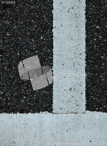 Image of Line on  Asphalt