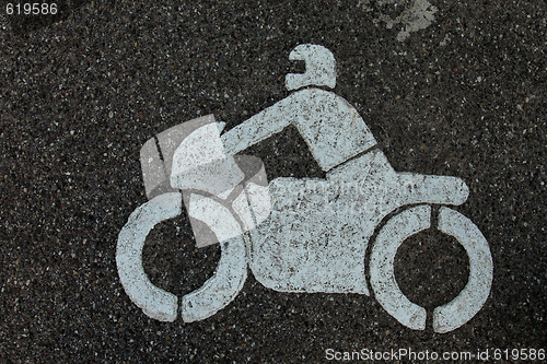 Image of Motorbike on Asphalt