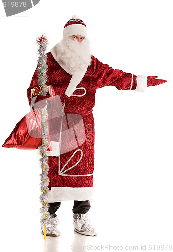Image of Santa Claus isolated on white