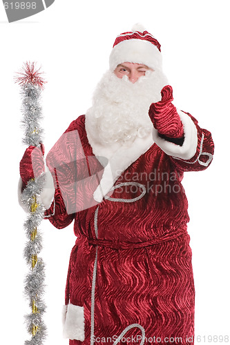 Image of Santa Claus giving thumbs-up sign