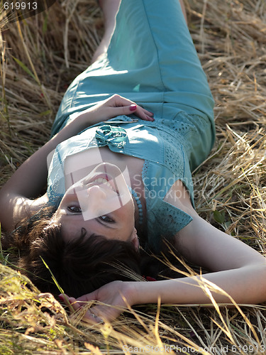 Image of Girl in wheat