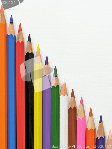 Image of multicolored pencils