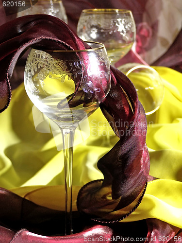 Image of fabric wine