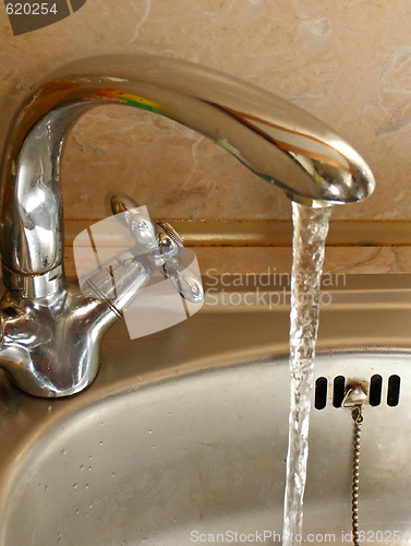 Image of Tap with water