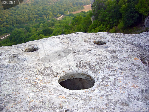 Image of Stone with holes