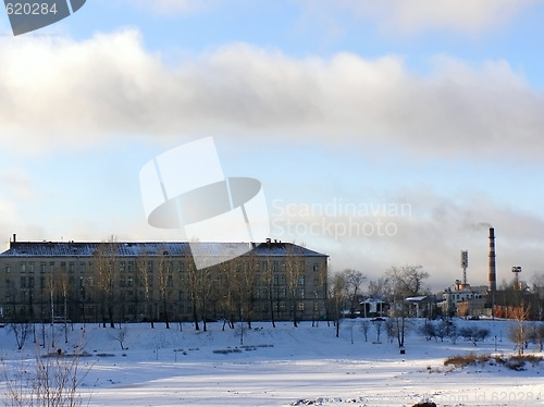 Image of Industrial  town
