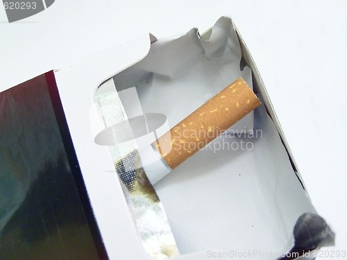 Image of last cigarette in the pack