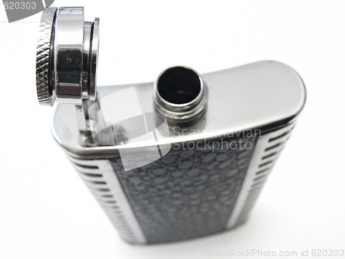 Image of  metallic flask