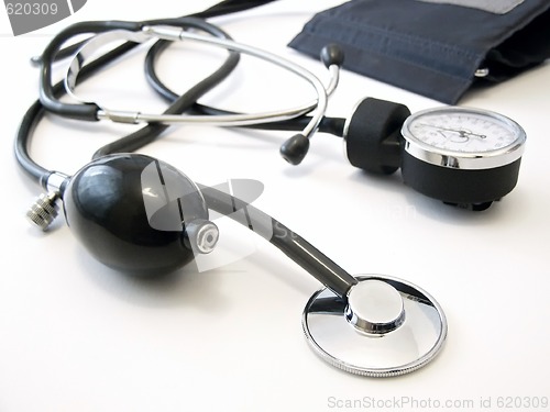 Image of Manometer with stethoscope