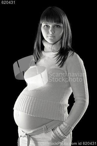 Image of pregnant woman portrait