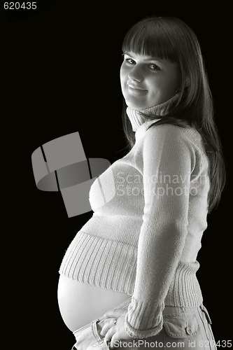 Image of pregnant woman portrait