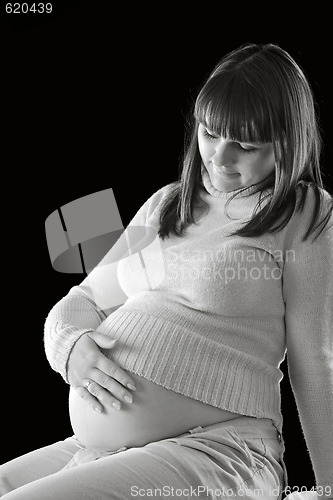 Image of pregnant woman portrait