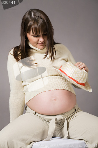 Image of pregnant woman portrait