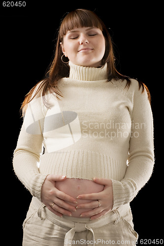 Image of pregnant woman portrait