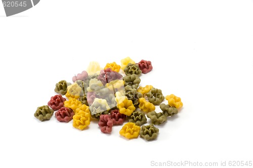 Image of Mixed colored pasta 