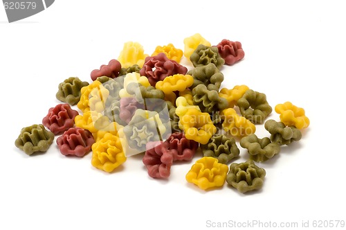 Image of Mixed colored pasta