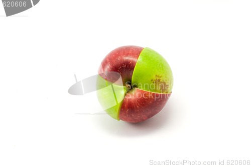 Image of Mixed red and green apples