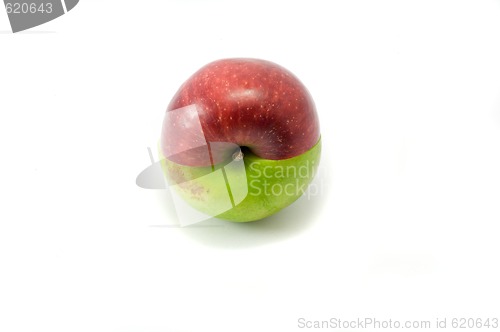 Image of Mixed red and green apples