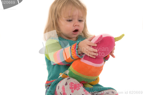 Image of A girl with cat