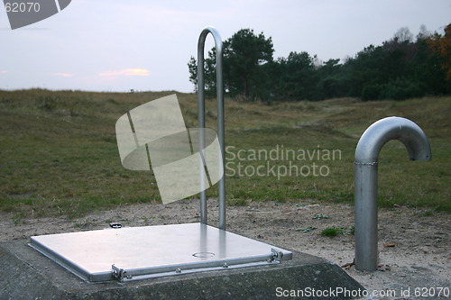 Image of pipe at beach