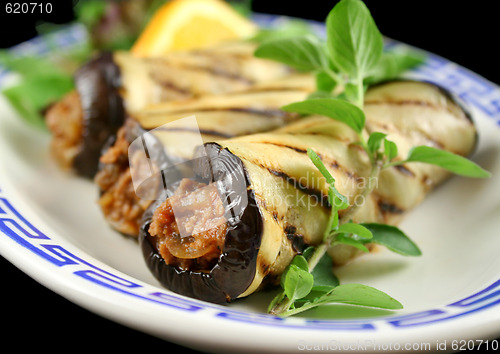 Image of Egg Plant And Beef Rolls 