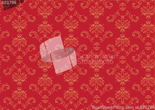 Image of  Victorian  wallpaper Pattern